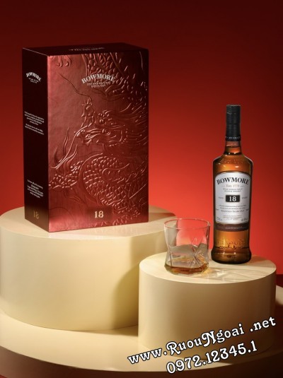 Rượu Bowmore 18YO Hộp Quà 2024