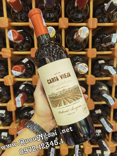 Rượu Vang Chile Carta Vieja Gran Reserva